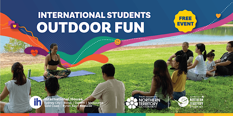 Flyer for international students outdoor fun