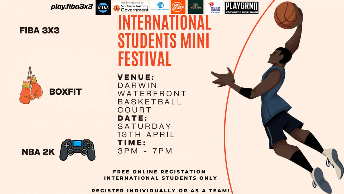 Made Concepts - International Students Mini Festival poster in Darwin