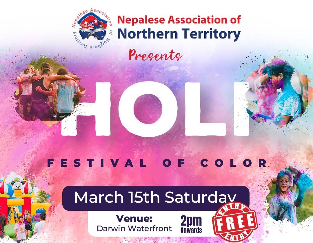 Holi Festival flyer