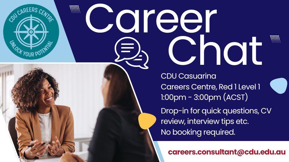 CDU career chat casuarina