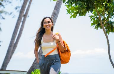 Woman just starting to study in Australia's Northern Territory