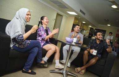International students in Darwin 
