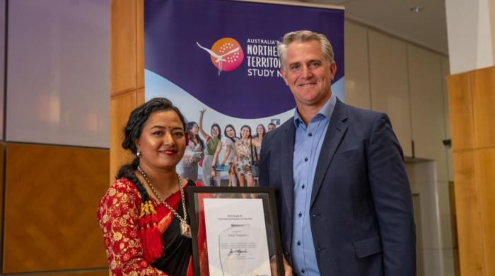 Congratulations Daisy Twayana, the 2023 Study NT International Student of the Year. 