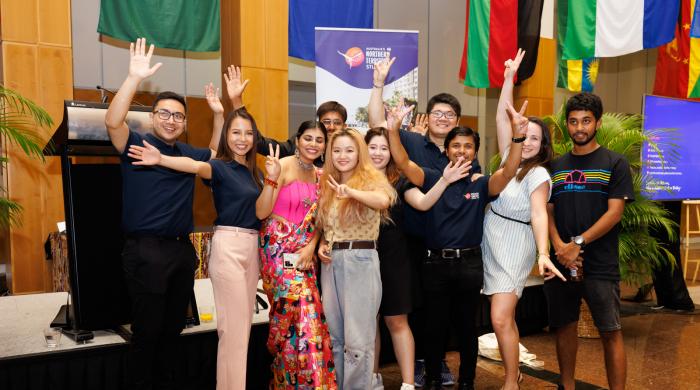 International Students attending the Northern Territory welcome reception