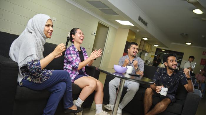 International students in Darwin 