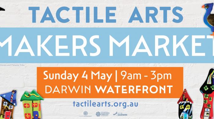 tactile arts makers market event flyer