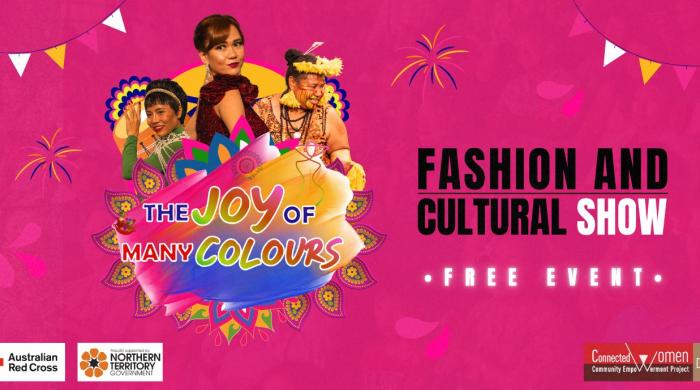 Joy of many colours event flyer