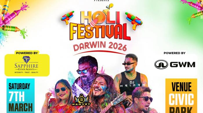 Holi Festival Darwin 2026