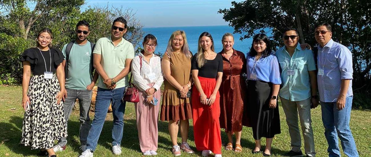 Group shot of internal education agents