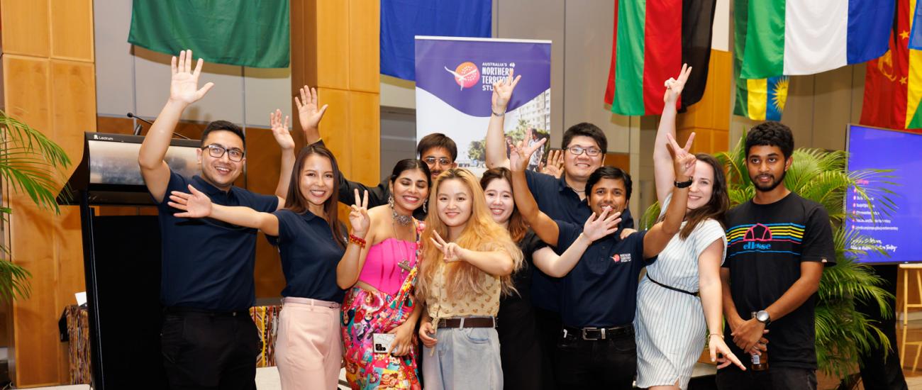 International Students attending the Northern Territory welcome reception