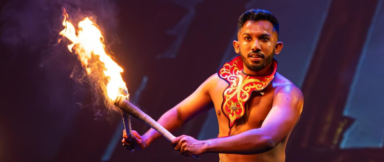 Sadeepa performing